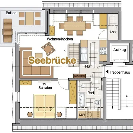 Baltic House Penthousewohnung Seebruecke Apartment Timmendorfer Strand