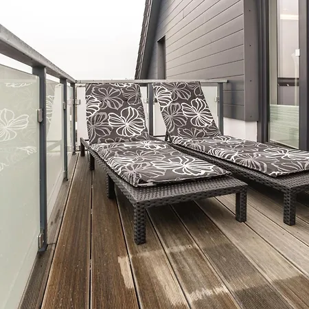 شقة Baltic House Penthousewohnung Seebruecke تيميندورفير ستراند
